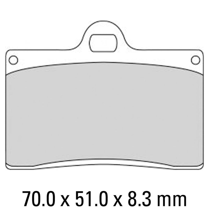 FERODO Brake Disc Pad Set - FRP408P