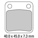 FERODO BRAKE DISC PAD SET - FDB0250EF