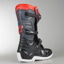ALPINESTARS TECH 7S YOUTH BLACK DARK GREY & FLURO RED BOOTS