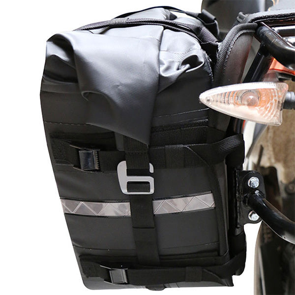 NELSON-RIGG SE-3050 BLACK DELUXE ADVENTURE DRY MOTORCYCLE SADDLEBAGS