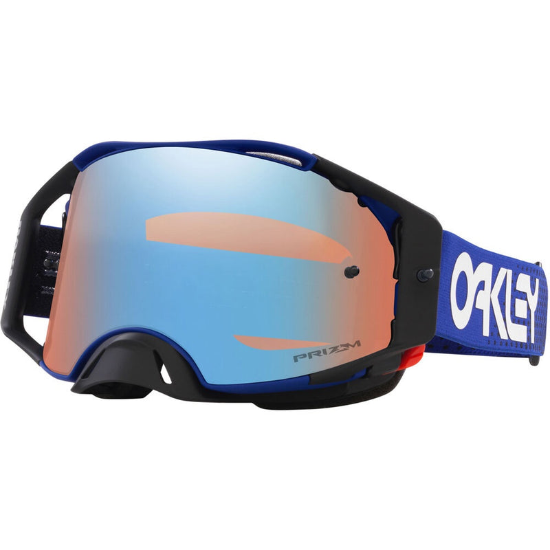 OAKLEY AIRBRAKE B1B BLUE GOGGLES WITH SAPPHIRE PRIZM LENS