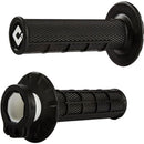 ODI BLACK V2 MX HALF WAFLLE LOCK ON GRIPS