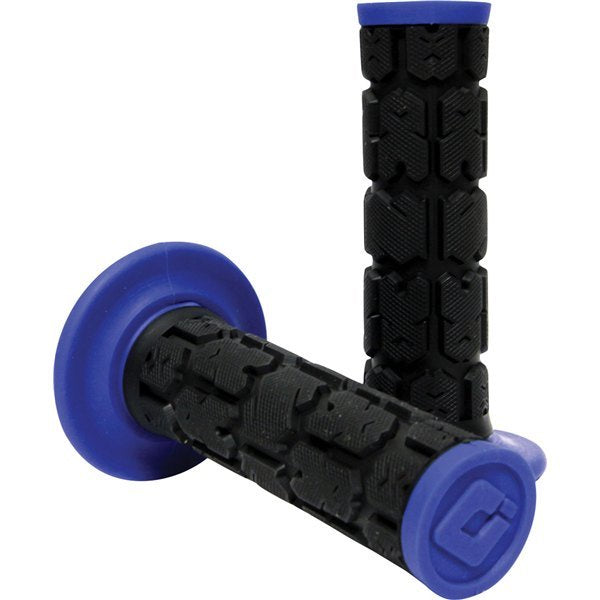 ODI BLACK & BLUE MX ROGUE DUAL PLY 130MM GRIPS