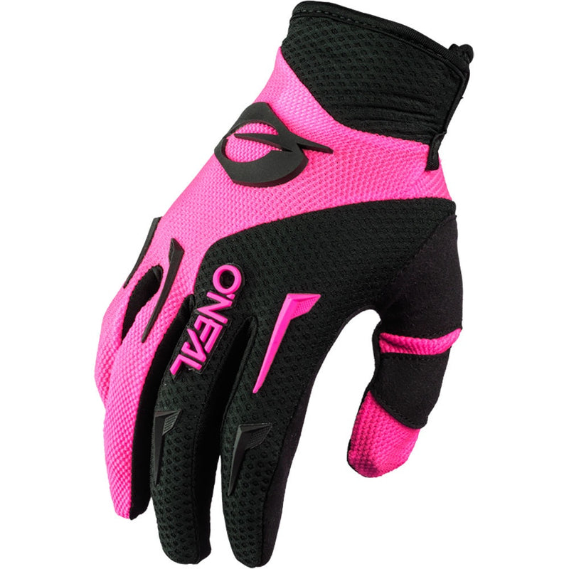 ONEAL 2022 ELEMENT BLACK / PINK WOMENS GLOVES