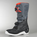 ALPINESTARS TECH 7S YOUTH BLACK DARK GREY & FLURO RED BOOTS