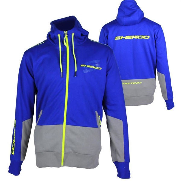 SHERCO BLUE & GREY FACTORY RACING TEAM HOODY