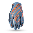 FIVE MXF PRO RIDER S GREY/ORANGE GLOVES