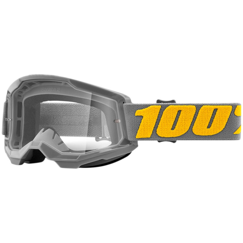 100% STRATA 2 IZIPIZI GOGGLES WITH CLEAR LENS