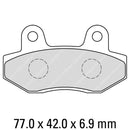 FERODO BRAKE PADS - FDB312EF