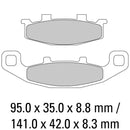 FERODO BRAKE PADS - FDB481ST