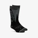 100% TORQUE BLACK/STEEL GREY COMFORT SOCKS