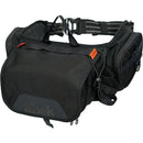 ALBEK HIP HAULER COVERT BLACK BUMBAG