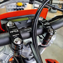 APEX SHERCO/KTM/HUSQVRNA/GAS GAS/BETA BLUE ANTI VIBRATION BAR MOUNTS