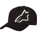 ALPINESTARS CORP SNAP 2 BLACK & WHITE HAT