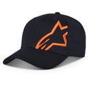 ALPINESTARS CORP SNAP 2 BLACK & WARM RED HAT