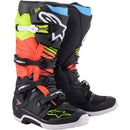 ALPINESTARS 2024 TECH 7 BLACK, FLURO & RED BOOTS