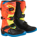 ALPINESTARS 2026 TECH 3S FLURO, ENAMEL BLUE & ORANGE KIDS BOOTS