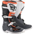 ALPINESTARS TECH 7S BLACK, GREY & ORANGE KIDS BOOTS