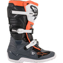 ALPINESTARS TECH 7S BLACK, GREY & ORANGE KIDS BOOTS