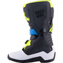 ALPINESTARS 2025 TECH 7S BLACK, BLUE & FLURO KIDS BOOTS