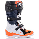 ALPINESTARS TECH 7S BLACK , WHITE & ORANGE KIDS BOOTS