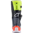 ALPINESTARS TECH 7S GREY, FLURO YELLOW & RED BOOTS