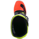 ALPINESTARS TECH 7S GREY, FLURO YELLOW & RED BOOTS