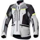 ALPINESTARS BOGOTA PRO DRYSTAR GREY & FLURO YELLOW ADVENTURE JACKET