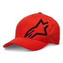 ALPINESTARS CORP SHIFT 2 WARM RED & BLACK FLEXFIT HAT