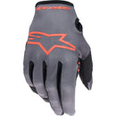 ALPINESTARS 2023 RADAR MAGNET & NEON RED KIDS GLOVES