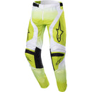 ALPINESTARS 2023 YOUTH RACER PUSH FLURO YELLOW & WHITE PANTS