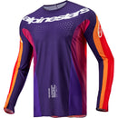 ALPINESTARS 2024 TECHSTAR PNEUMA DEEP PURPLE, ORANGE & DEEP BLUE JERSEY