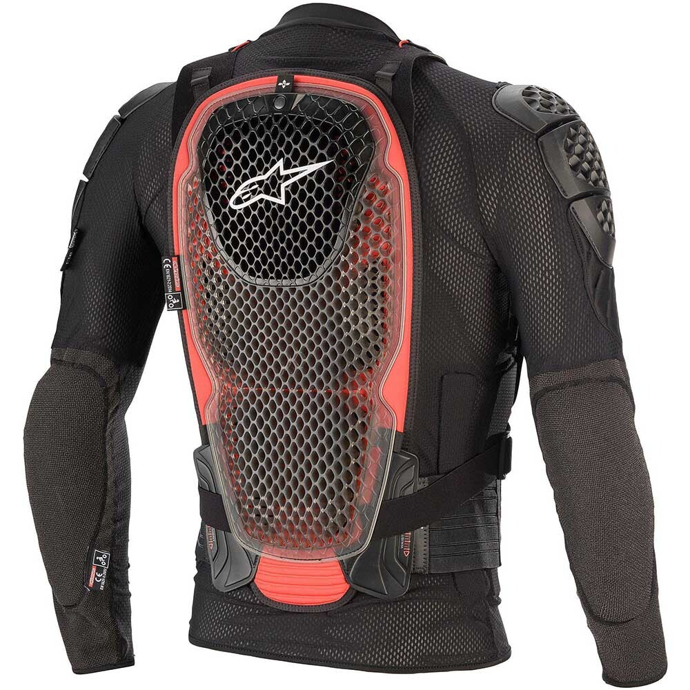 ALPINESTARS BIONIC TECH V2 BLACK RED BODY ARMOUR JACKET
