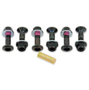 BOLT HUB SAVERS BLACK DOUBLE LOCKED SPROCKET FASTENING KIT