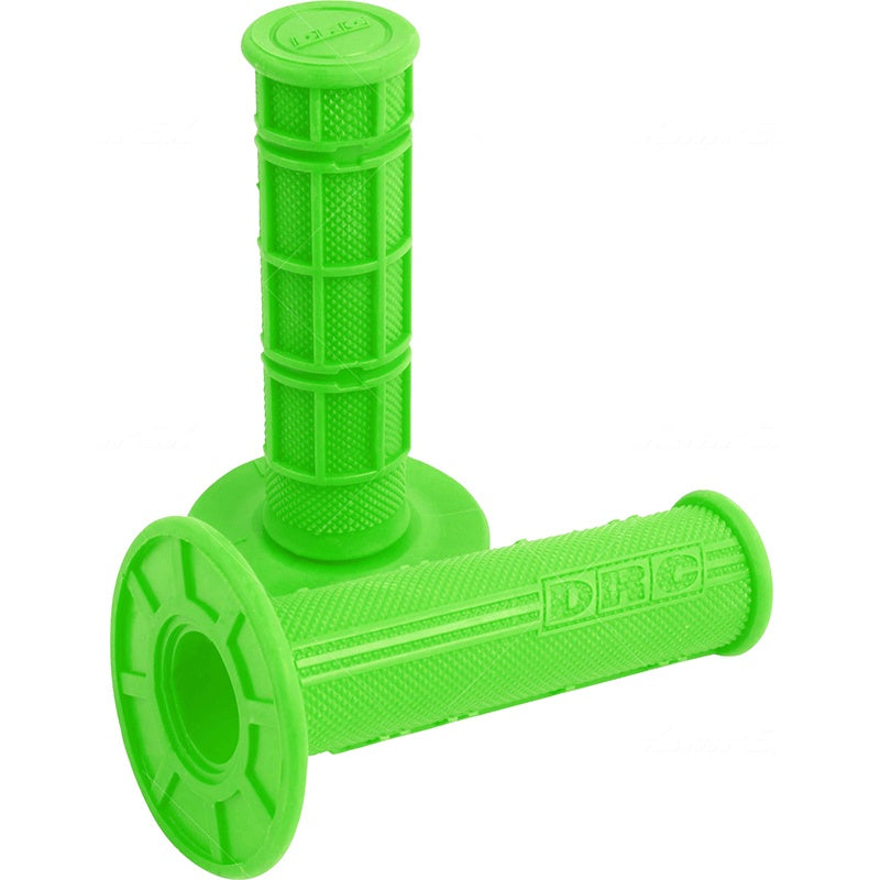 DRC GREEN CLOSED MX GRIPS