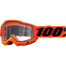 100% ACCURI 2 ENDURO MOTO ORANGE CLEAR GOGGLES
