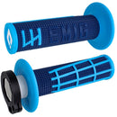 ODI V2 EMIG 2.0 NAVY / CYAN 2T / 4T LOCK ON GRIPS