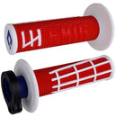 ODI V2 EMIG 2.0 RED & WHITE LOCK ON GRIPS