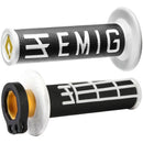 ODI BLACK & WHITE V2 MX EMIG LOCK ON GRIPS