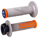 ODI GREY & ORANGE V2 EMIG PRO LOCK ON GRIPS
