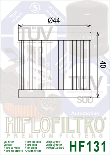 HIFLOFILTRO - OIL FILTER HF131