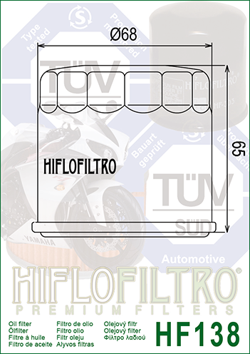 HIFLOFILTRO - OIL FILTER HF138