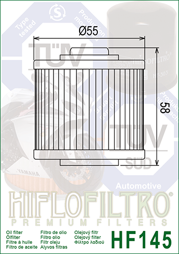 HIFLOFILTRO - OIL FILTER HF145
