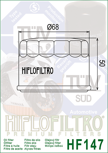 HIFLOFILTRO - OIL FILTER HF147