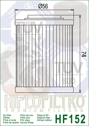 HIFLOFILTRO - OIL FILTER HF152