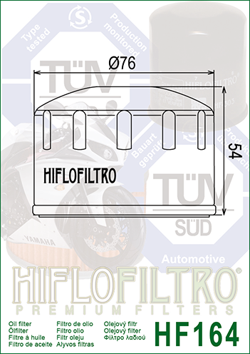 HIFLOFILTRO - OIL FILTER HF164