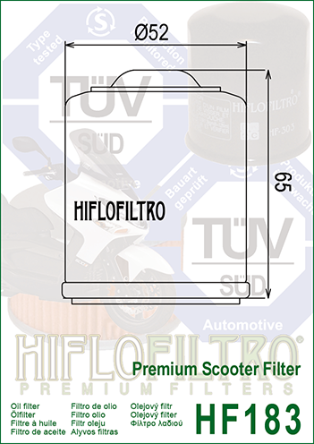 HIFLOFILTRO - OIL FILTER HF183