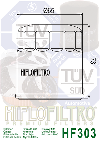 HIFLOFILTRO - OIL FILTER HF303