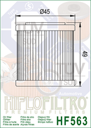 HIFLOFILTRO - OIL FILTER HF563