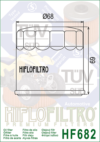 HIFLOFILTRO - OIL FILTER HF682